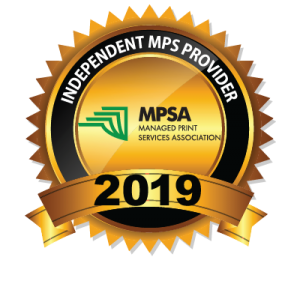 Managed Print Services Association Best Independent service provider 2019