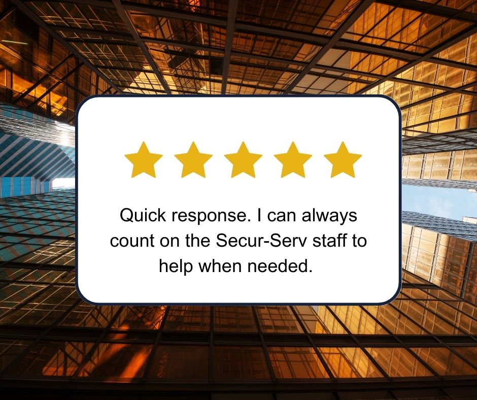 Secur-Serv testimonial