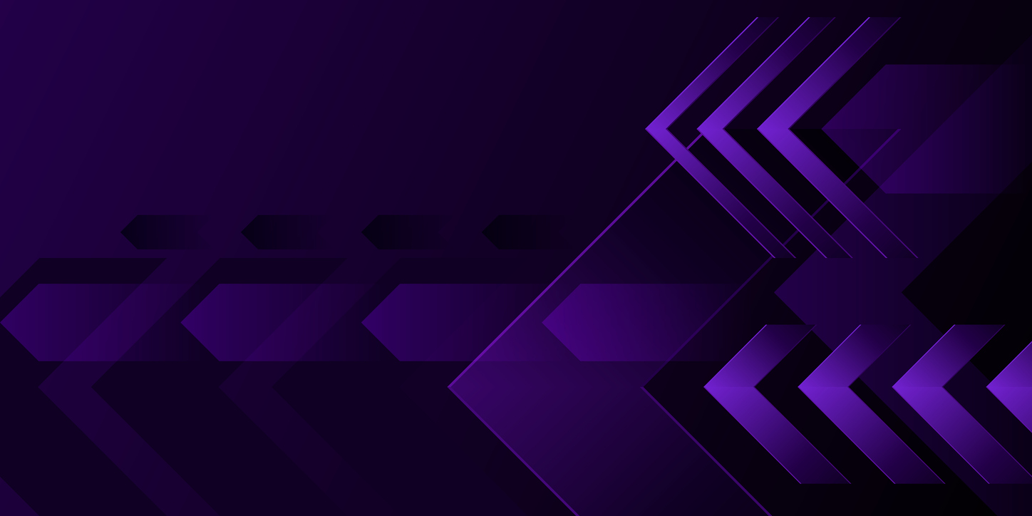 3D Dark Abstract Background Purple Arrowhead Right Triangle